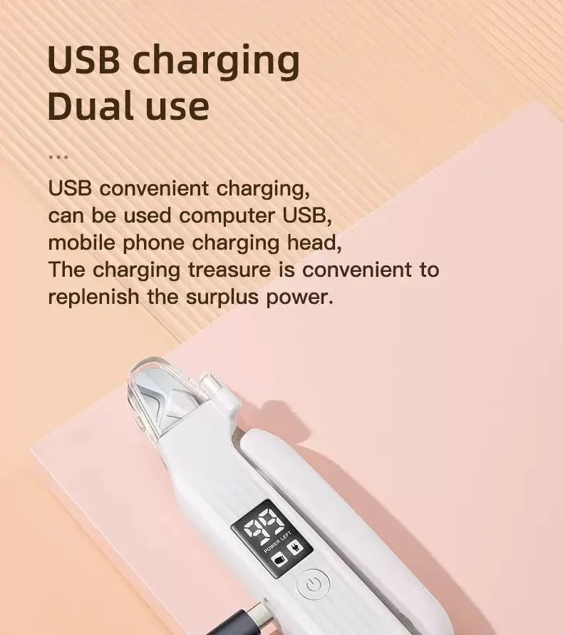 莎麗寵物夢之家-跨境出口寵物2合1指甲鉗電動磨甲器 (LED照明USB充電) - Sally Pet Dream House