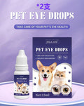 JELLICO 寵物淚痕滴眼液 15ml*2支 - 犬貓專用眼部護理滴劑