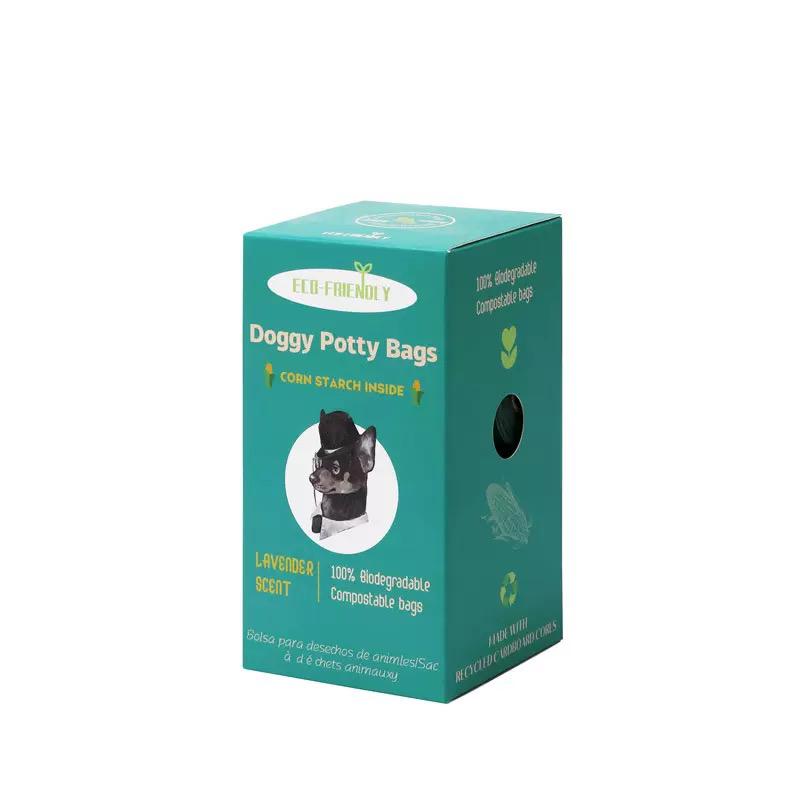 PetSally -環保寵物拾便袋 - 100%可降解玉米澱粉材質 (120個/盒)