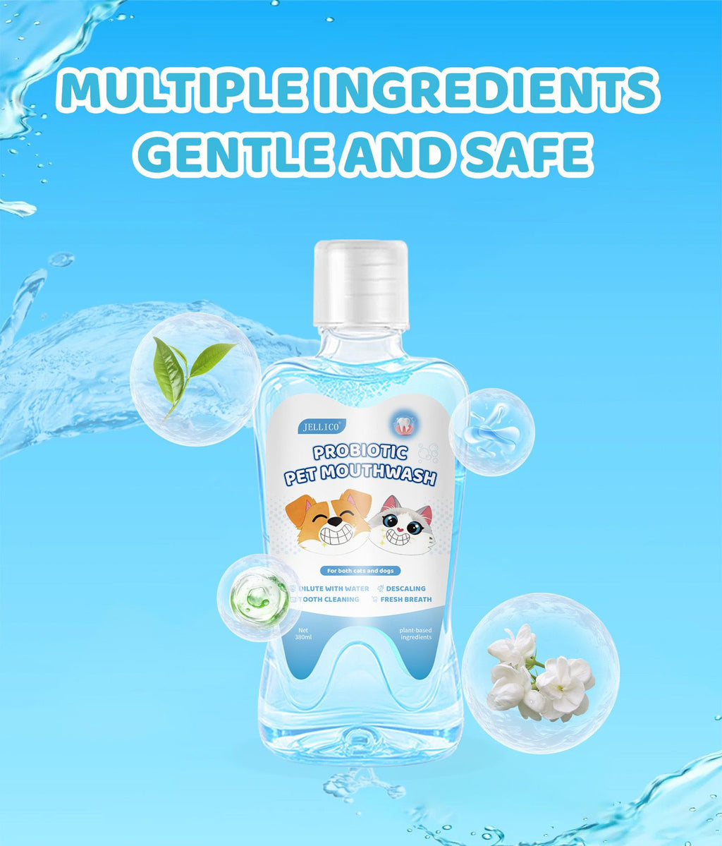 寵物益生菌漱口水 380ml - 清新口氣除牙垢 | 狗狗貓咪口腔護理