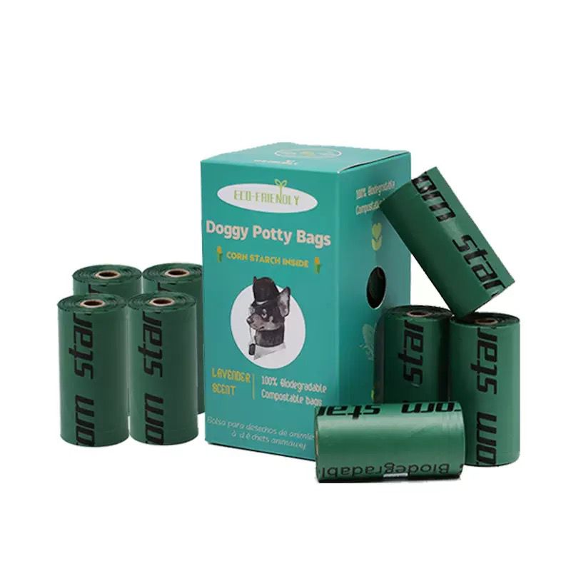 PetSally -環保寵物拾便袋 - 100%可降解玉米澱粉材質 (120個/盒)